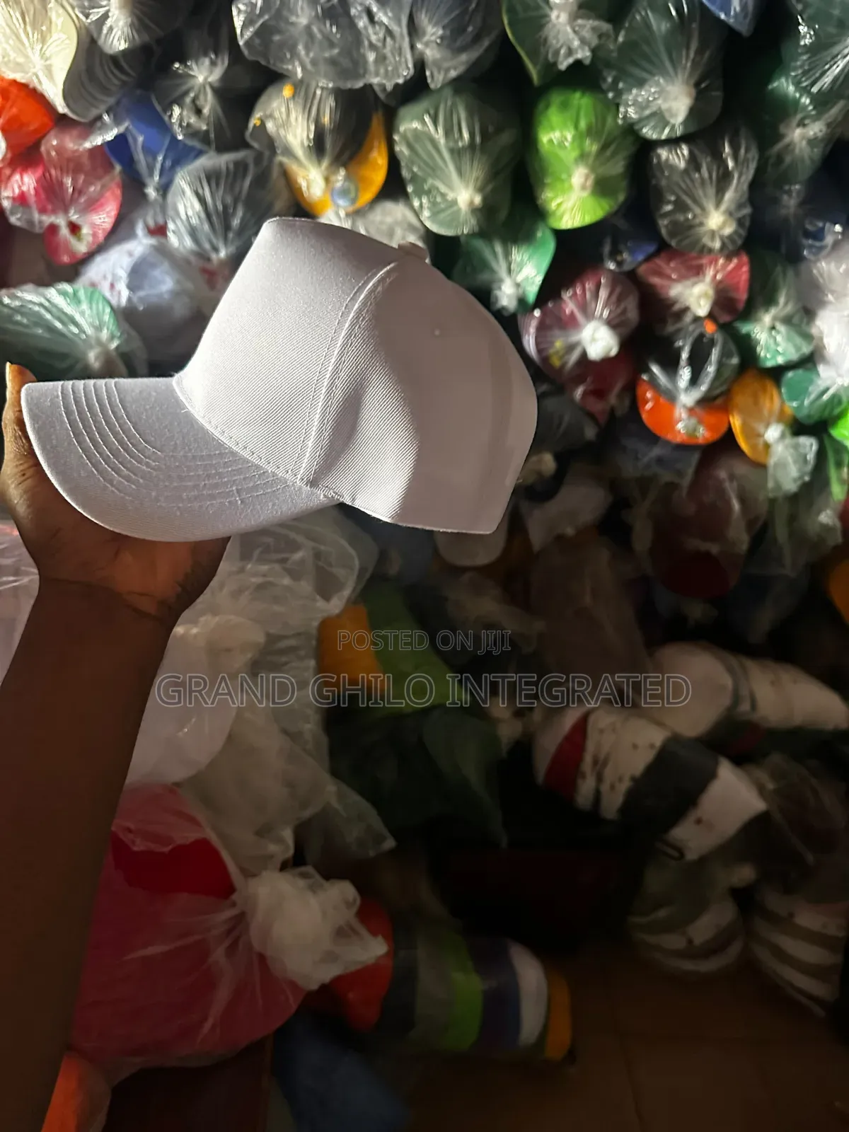 Classic White 5 Panel Face Cap