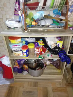 HDF Kitchen Open Cabinet
