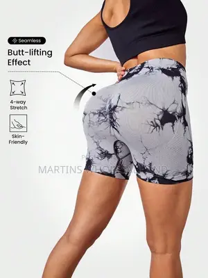 Seamless Scrunch Booty Shorts Designed for Workouts, Fitness, and Yoga