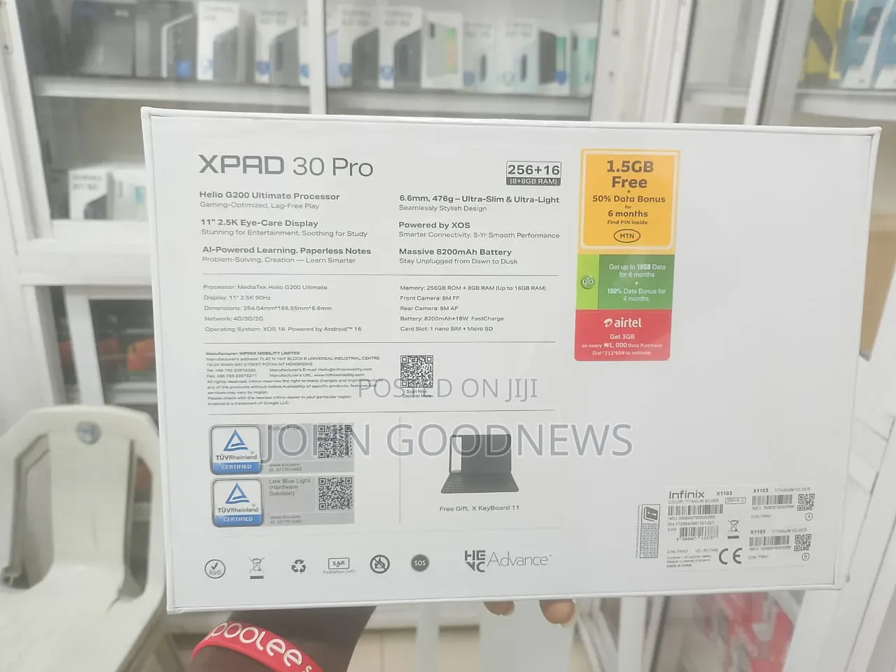 New Infinix Xpad 30 Pro 256 GB