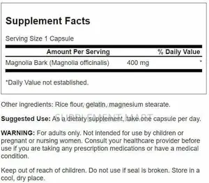 Magnolia Bark – Promote Nervous System & Digestive Health Support