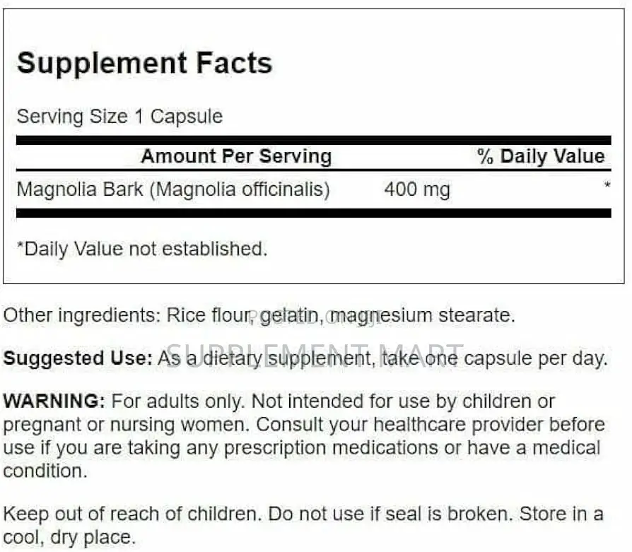 Magnolia Bark – Promote Nervous System & Digestive Health Support