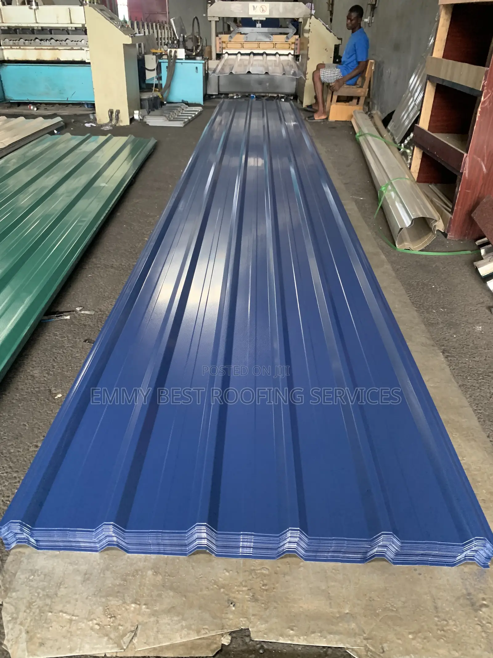 Navy Blue Longspan 0.70mm Extra Thick - Completed Project
