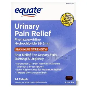 Maximum Strength Urinary Pain Relief Phenazopyridine Tablets, 99.5 Mg