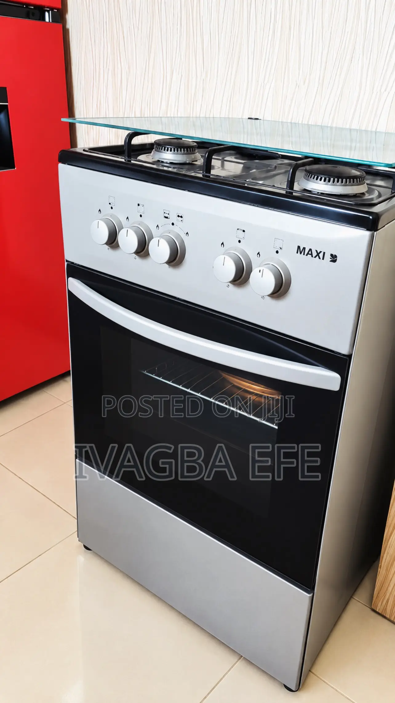 Maxi 4-Burner Gas Cooker With Oven