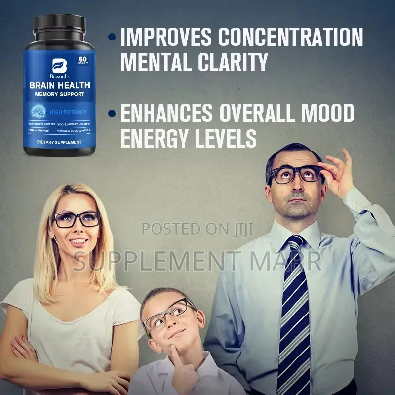 Advanced Brain Health & Memory Support Complex – 60 Capsules