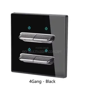 Wall Light Switch 1/2/3/4 Gang LED Indicator