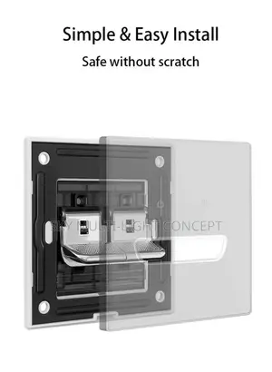 Wall Light Switch 1/2/3/4 Gang LED Indicator