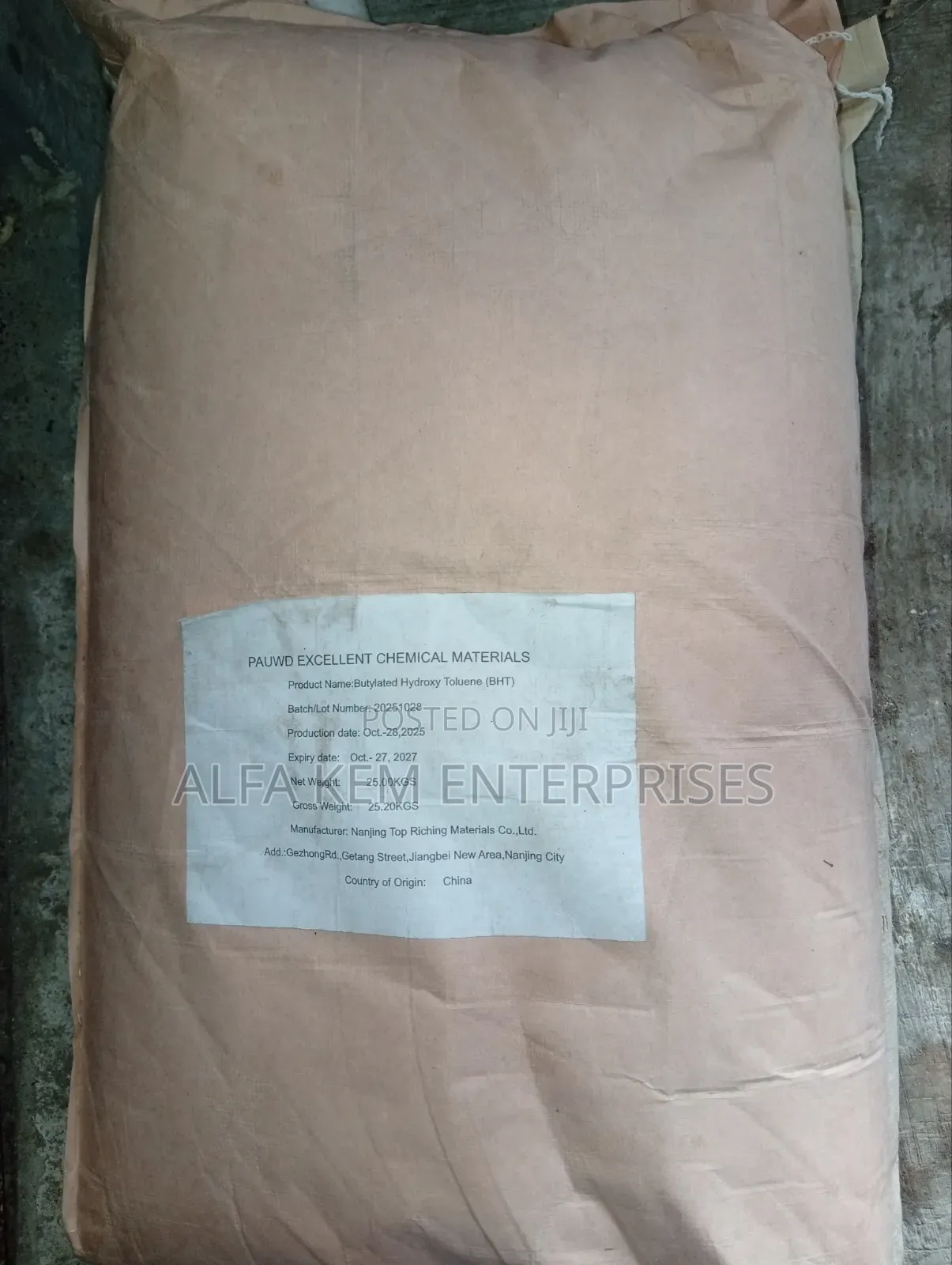 Butylated Hydroxy Toluene - BHT