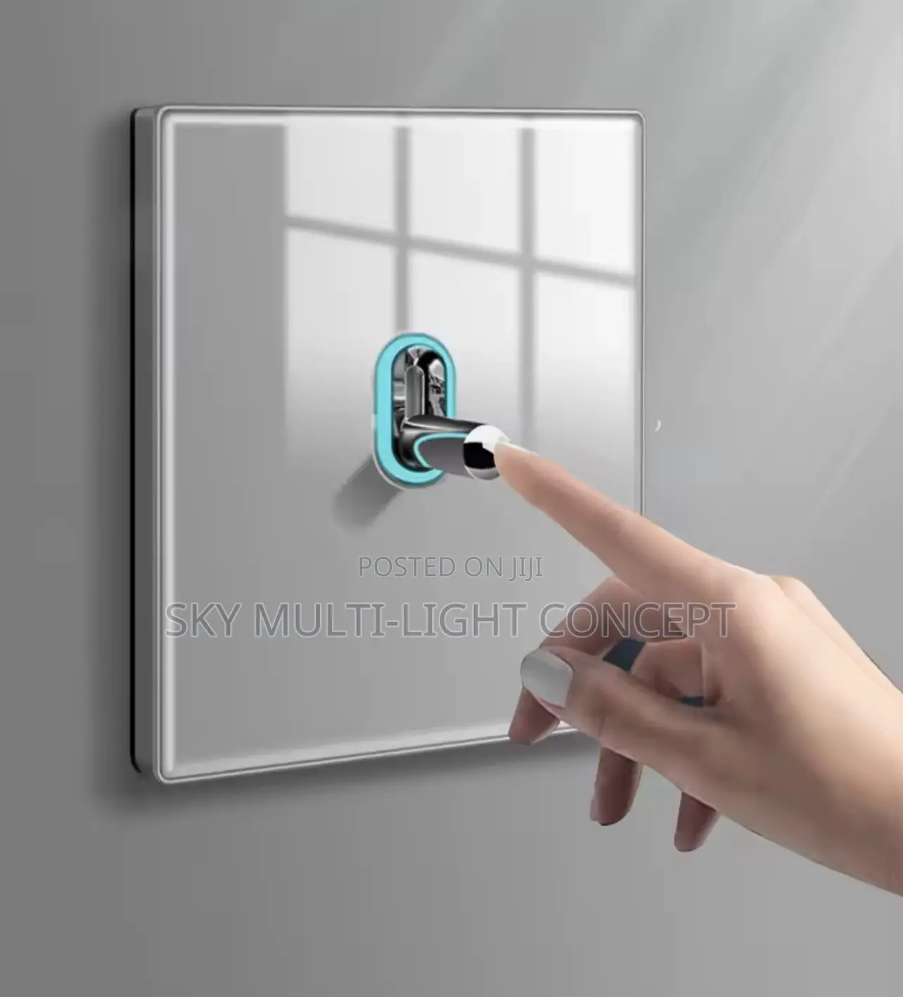 Glass Toggle Switch With Led Indicator Light