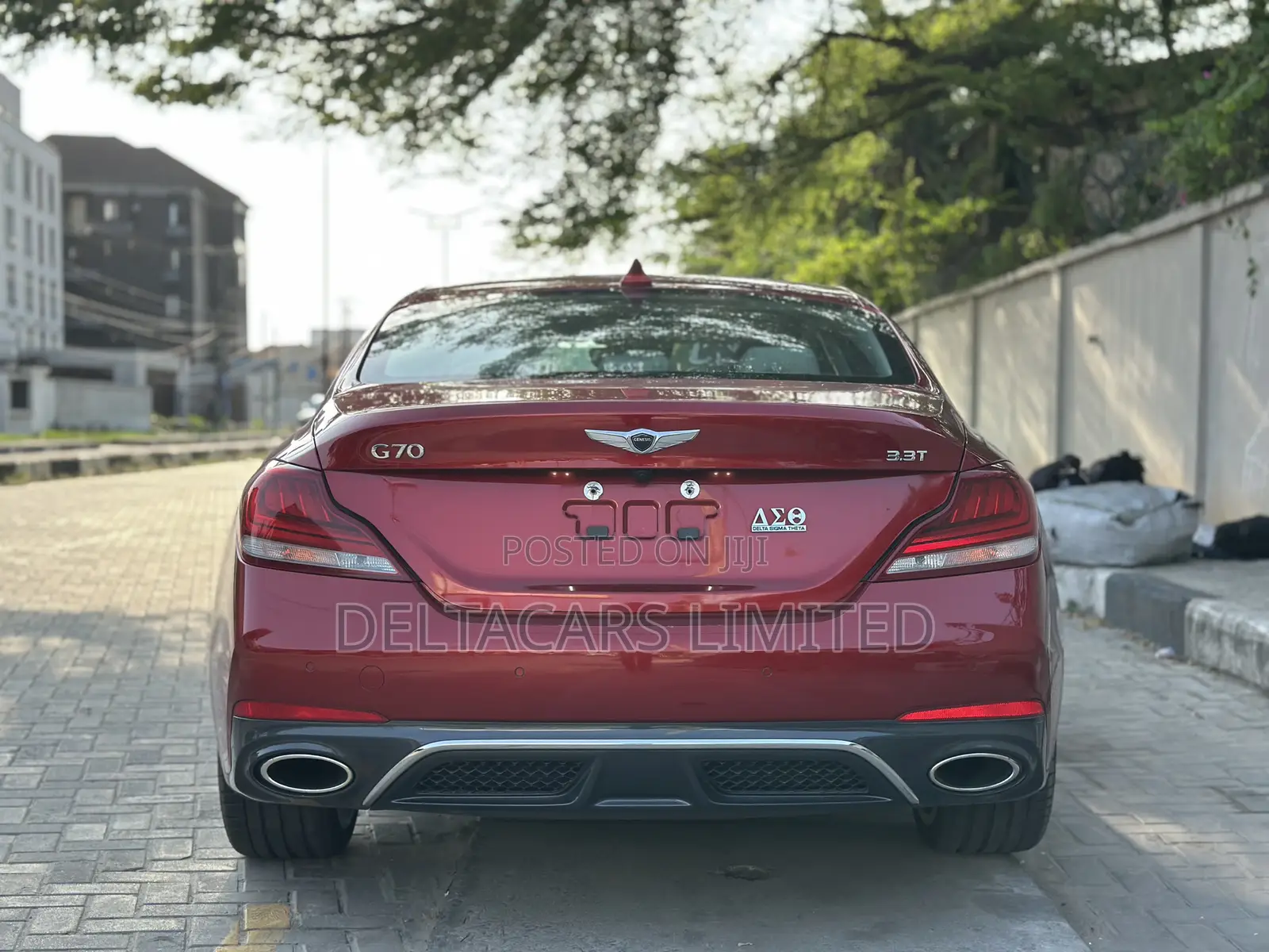 Hyundai Genesis 2019 Red