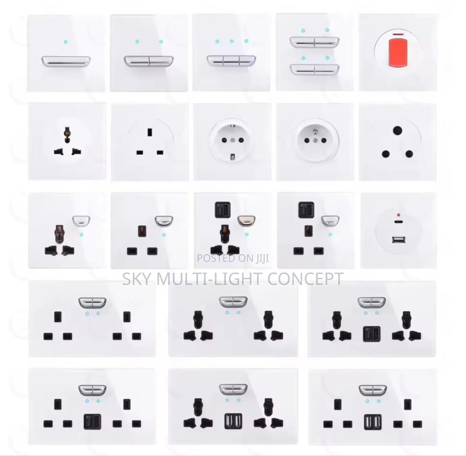Light Switch and Socket
