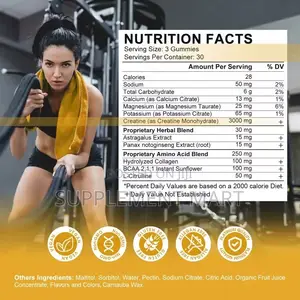 Creatine Monohydrate Gummies – Muscle Growth | Recovery & Strength