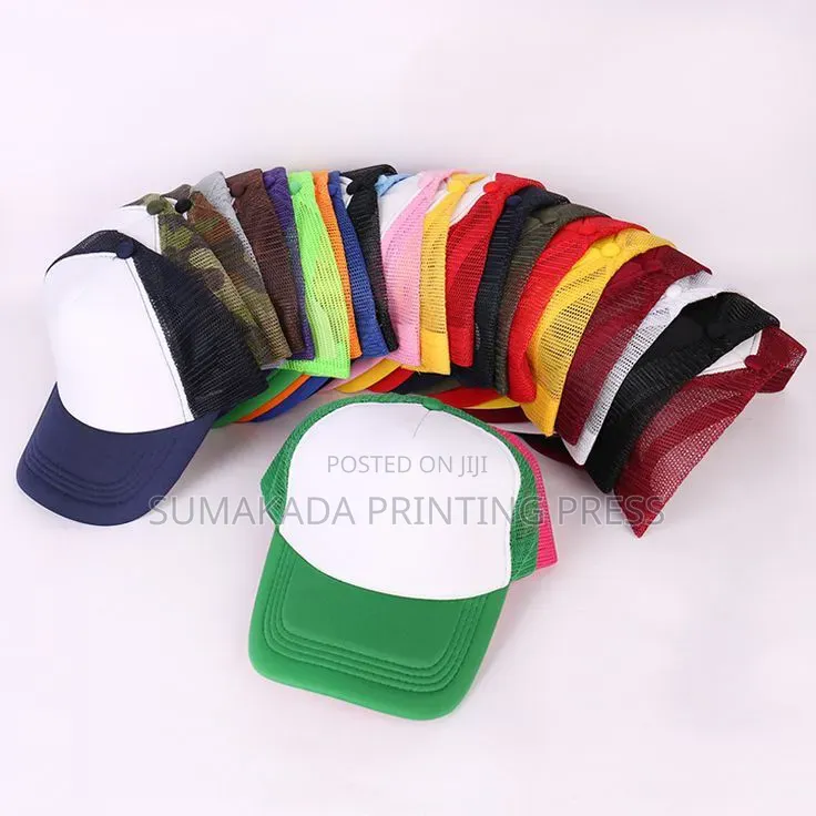 NET Trucker Caps | Foam Front & Mesh Back, Multiple Colours
