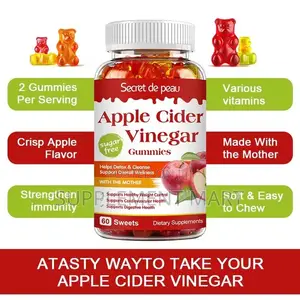 Apple Cider Gummies – Detox & Cleanse | Weight Management X60