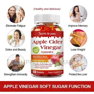 Apple Cider Gummies – Detox & Cleanse | Weight Management X60