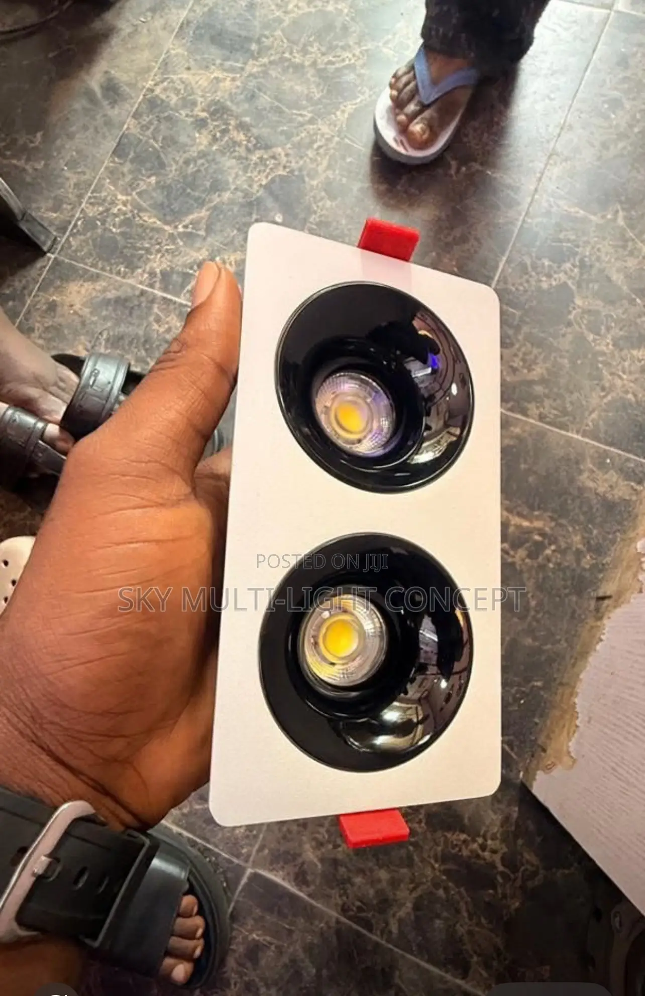 Embedded Double-Head Spot Light
