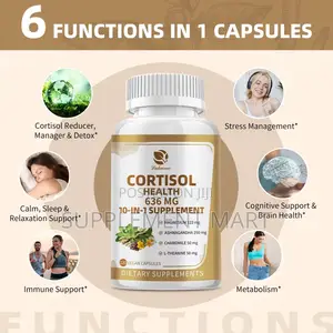 Cortisol Health 10-in-1 Complex – Magnesium Chamomile L-Theanine