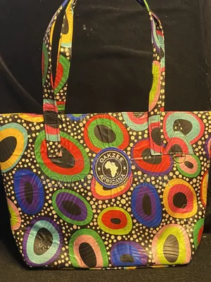 Oakzee Africana Zipper Tote Bags