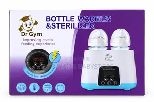 Dr Gym Double Bottle Warmer & Sterilizer - Fast Warm + Sterilize