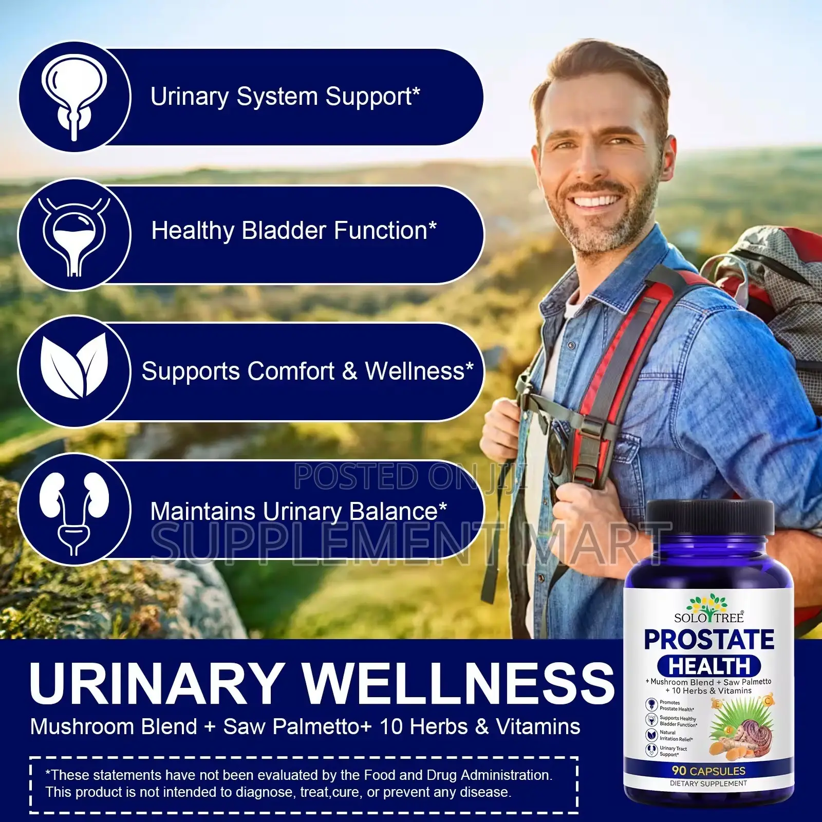 Prostate Health | Healthy Bladder Function | Urinary Tract Support