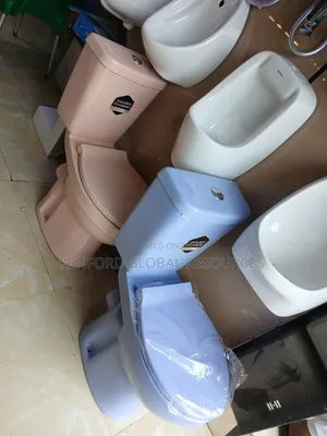 Quality Coloured Wc Complete Set Both Basin and Pedestal