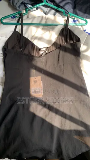 Black Mesh Gown