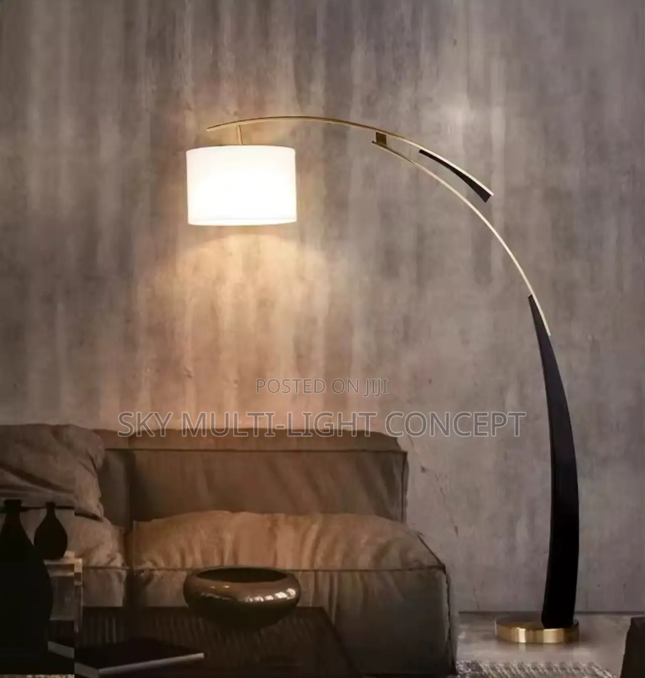 Nordic Luxury Postmodern Metal Floor Lamp