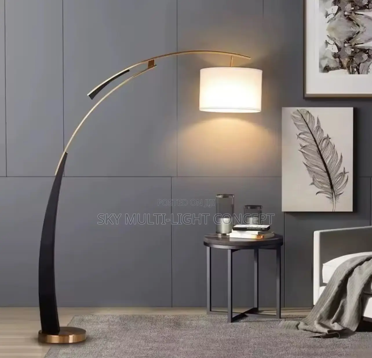 Nordic Luxury Postmodern Metal Floor Lamp