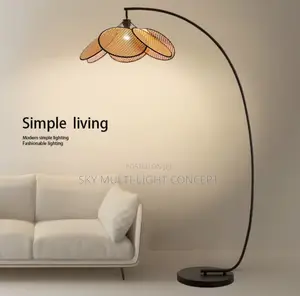 Nordic Petal Grid Floor Lamp