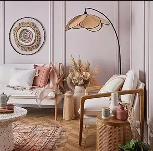 Nordic Petal Grid Floor Lamp