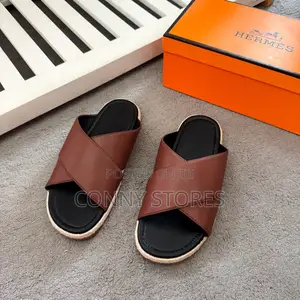 Hermes Woven Slippers
