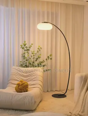 Round Fishing Light Led Floor Lamp