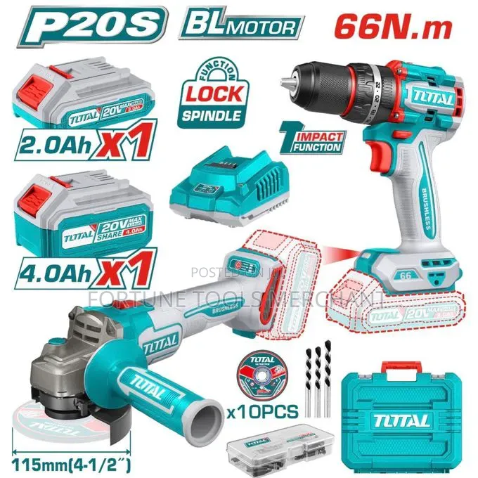 Total Grinder and Drill Combo