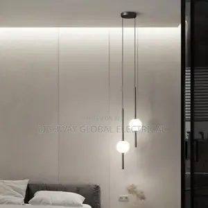 Nordic Led Acrylic Double Ball Hanging Living Room Bed Side Drop Ligh