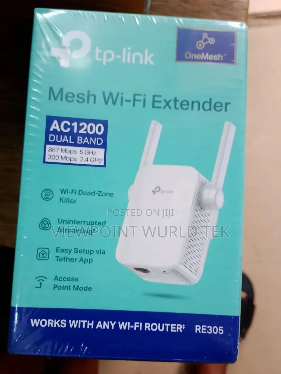 TP-Link RE305 AC1200 Mesh Wi-Fi Range Extender