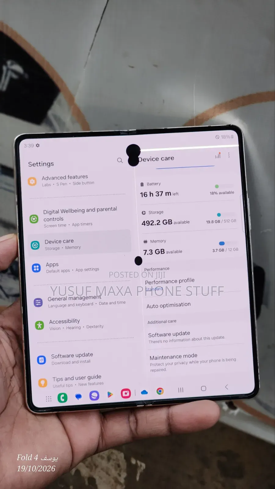 Samsung Galaxy Z Fold4 512 GB Gray