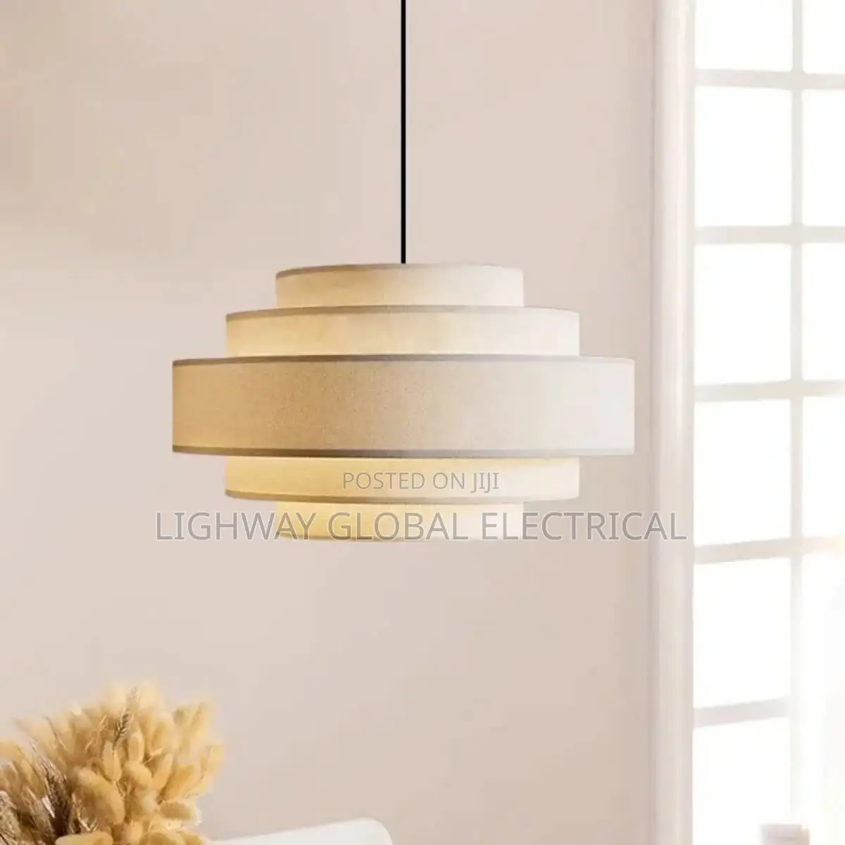 High End Nordic Fabric Wabi Sabi Decor Led Chanderlier