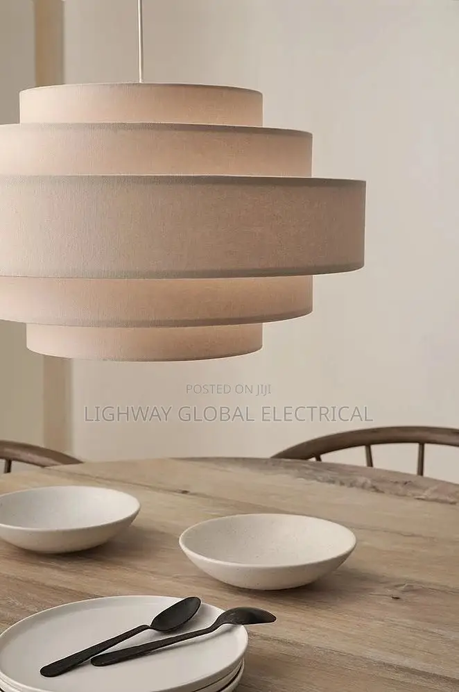 High End Nordic Fabric Wabi Sabi Decor Led Chanderlier