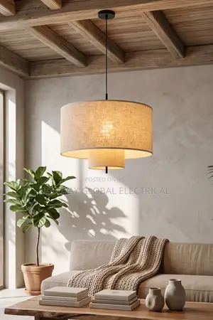 French Luxury Minimalist Fabric Vintage Light Cream Chandelier