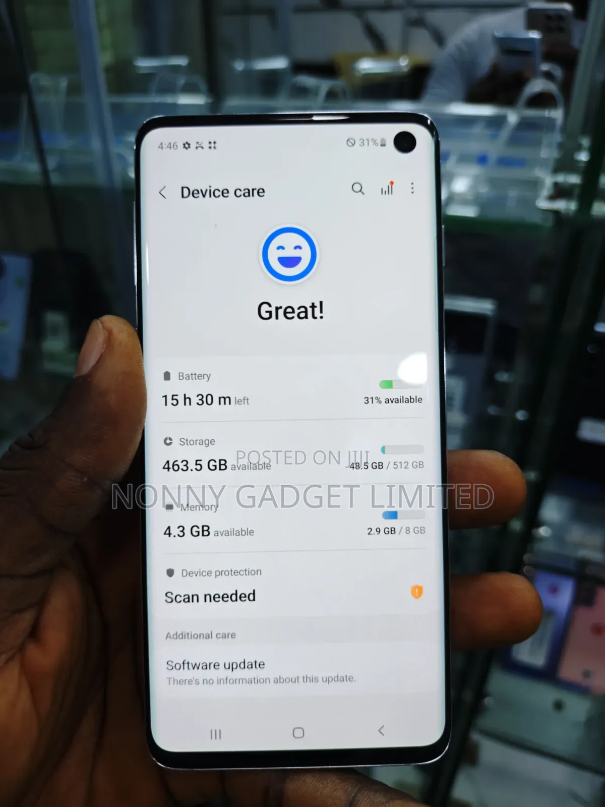 Samsung Galaxy S10 512 GB Green