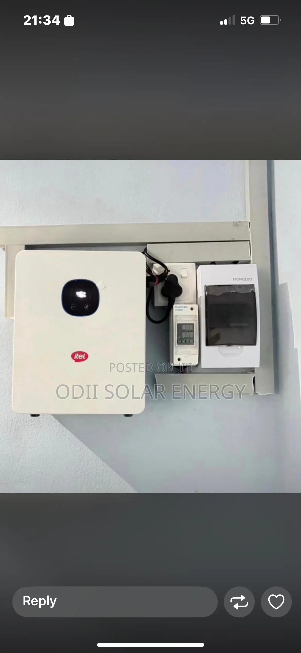 Itel Solar Generator 500w