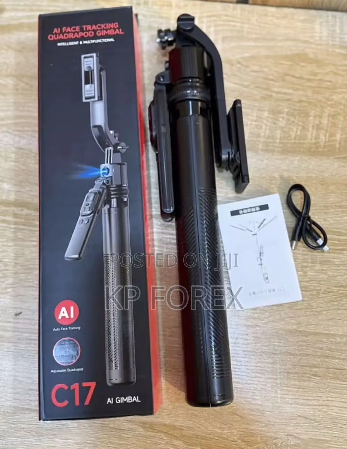 C17 Al Tracking Stable Selfie Stick Quadrupod