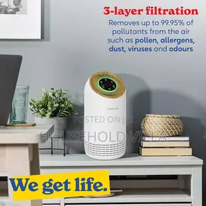 Russell Hobbs Air Purifier for Bedroom Home 90m