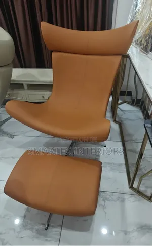 Best Quality Leather Relaxing Swivel Accent Chair
