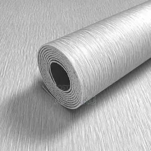 Decorative Wallpaper Linen Blue 58cm X 280cm
