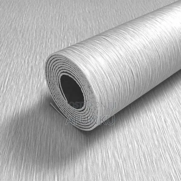 Decorative Wallpaper Linen Blue 58cm X 280cm