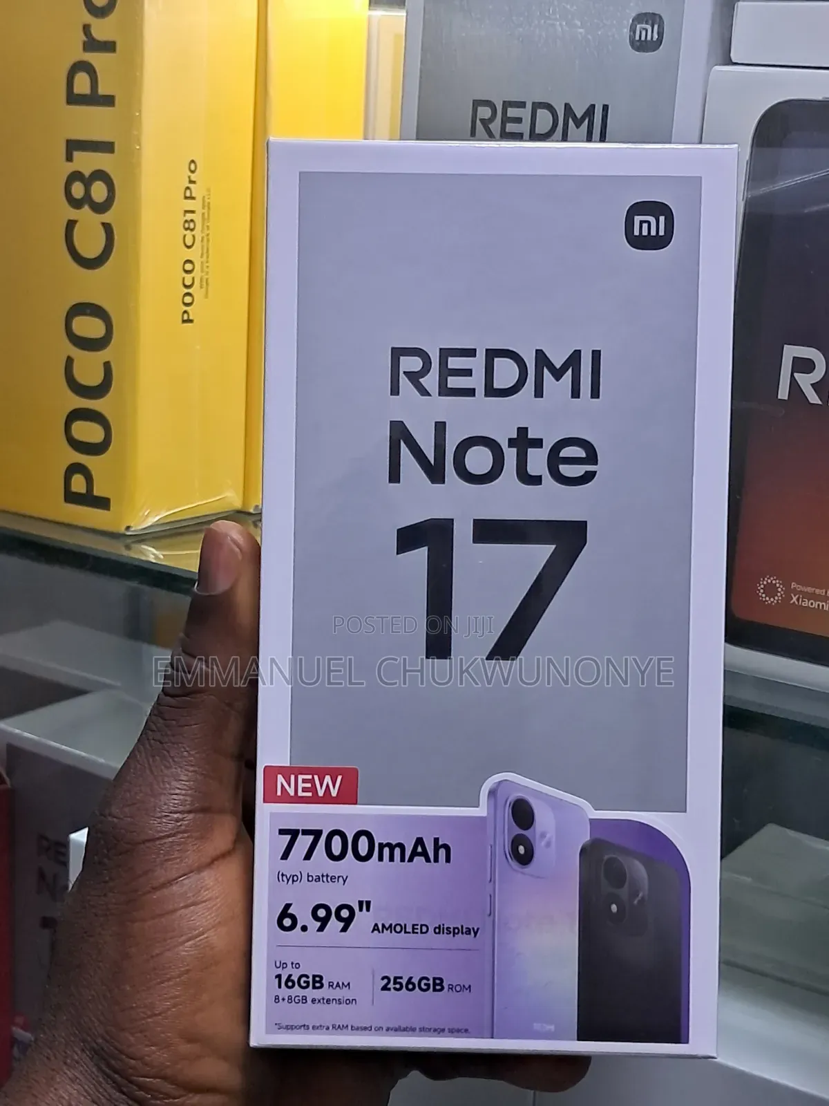 New Xiaomi Redmi Note 17 256 GB Black