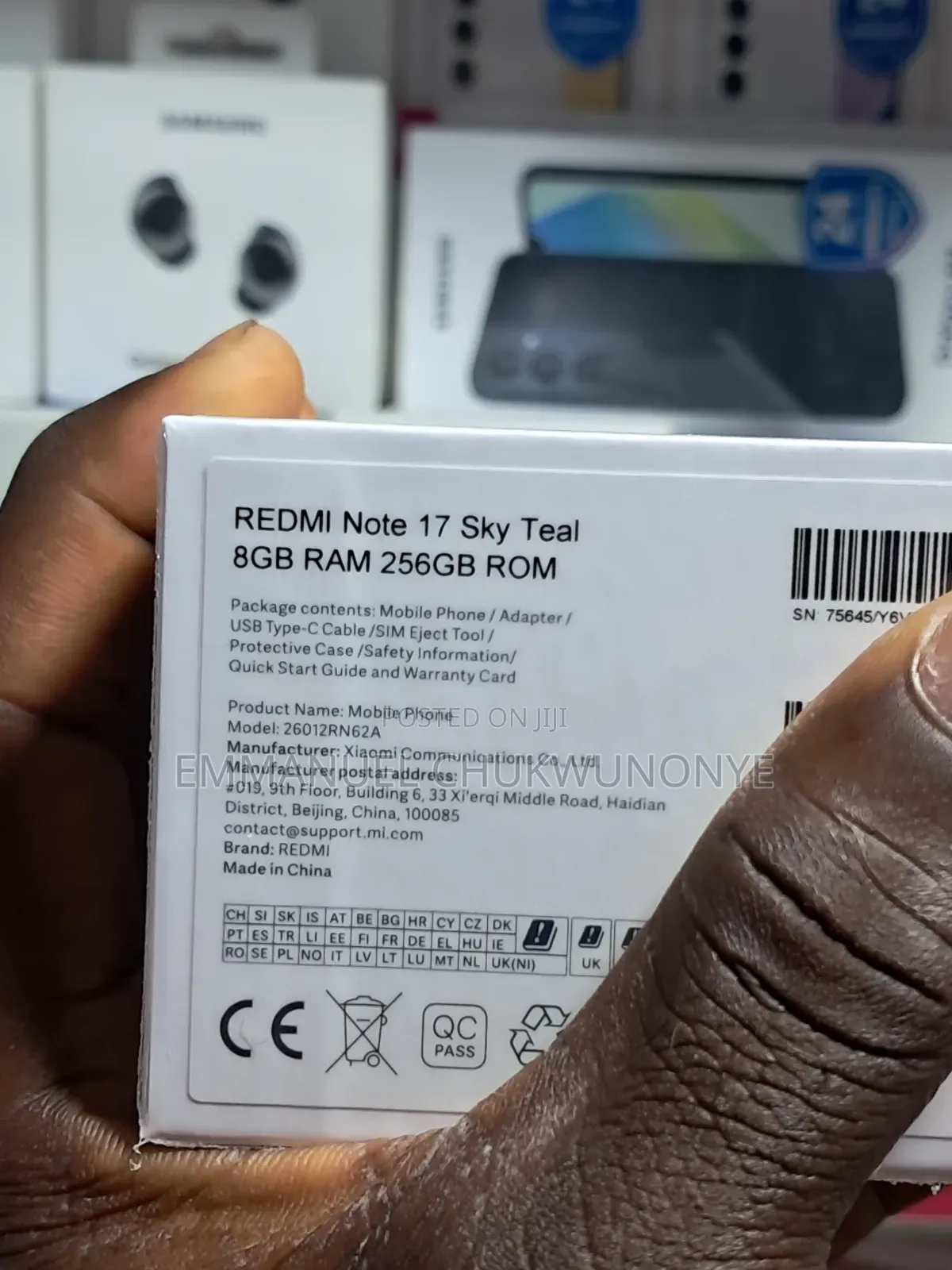 New Xiaomi Redmi Note 17 256 GB Black