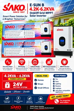 4.2kva 24votts Sako Hybrid Inverter